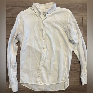 Men’s White Button Down